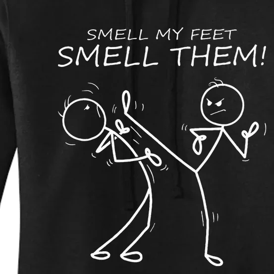 Cool Karate Smell My Feet Smell Them Funny Karate Women's Pullover Hoodie