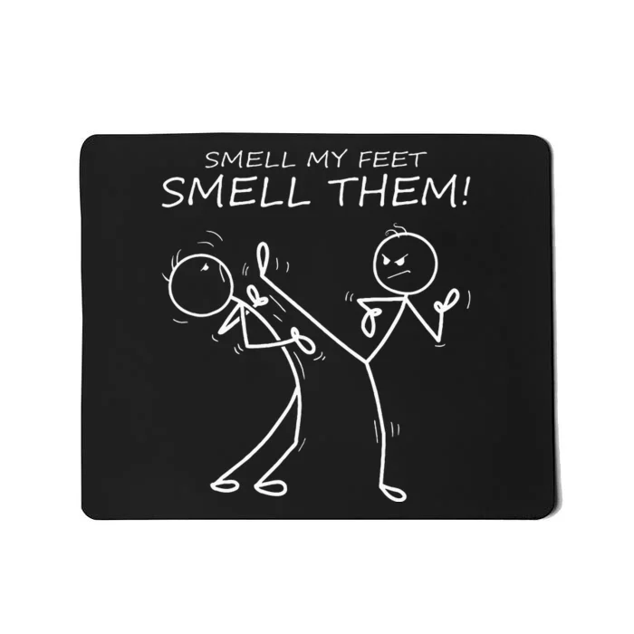 Cool Karate Smell My Feet Smell Them Funny Karate Mousepad