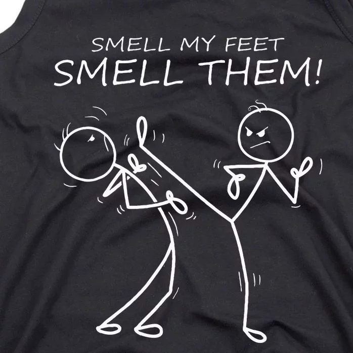 Cool Karate Smell My Feet Smell Them Funny Karate Tank Top