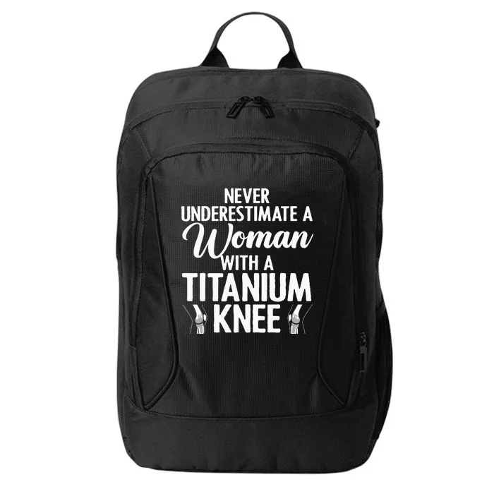 Cool Knee Surgery For Women Girls Titanium Knee Replacement City Backpack