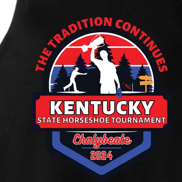 Chalybeate Ky State Horseshoe Pitching Tournament 2024 Ladies Tri-Blend Wicking Tank