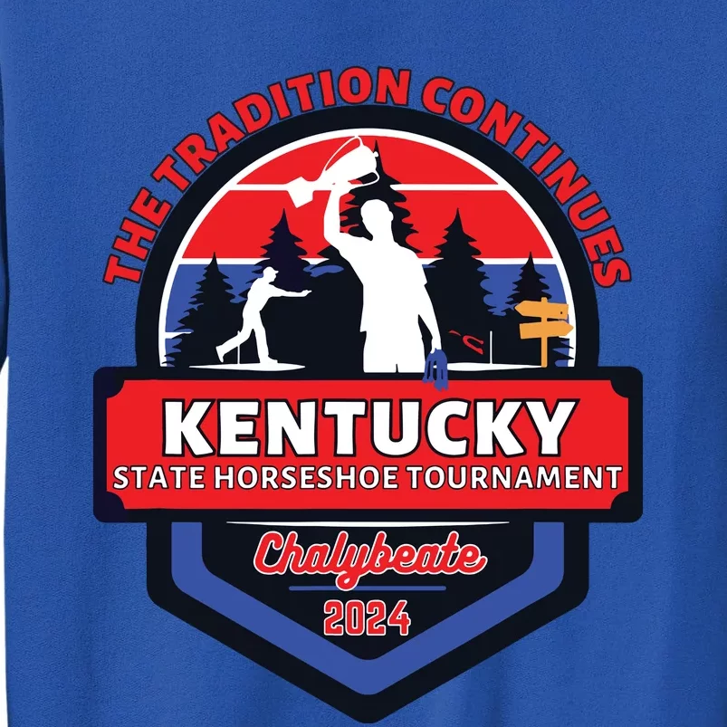 Chalybeate Ky State Horseshoe Pitching Tournament 2024 Tall Sweatshirt