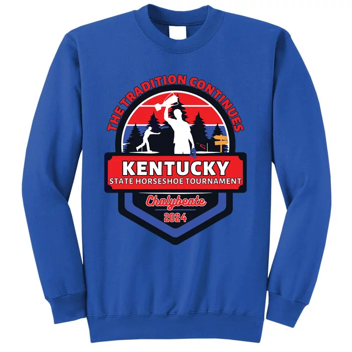 Chalybeate Ky State Horseshoe Pitching Tournament 2024 Tall Sweatshirt