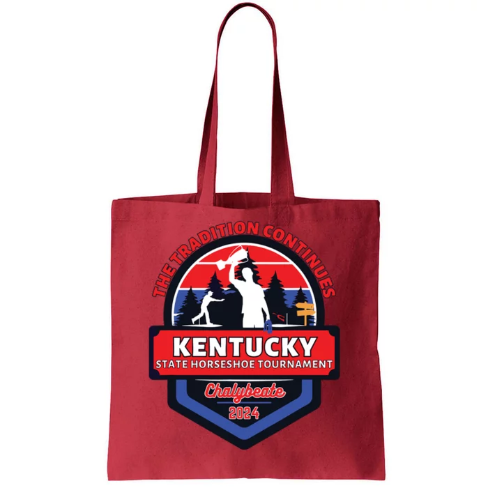 Chalybeate Ky State Horseshoe Pitching Tournament 2024 Tote Bag