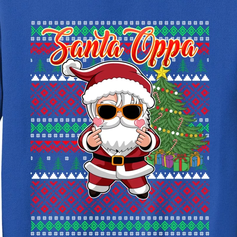 Christmas Kpop Santa Oppa K Pop Gift Tall Sweatshirt