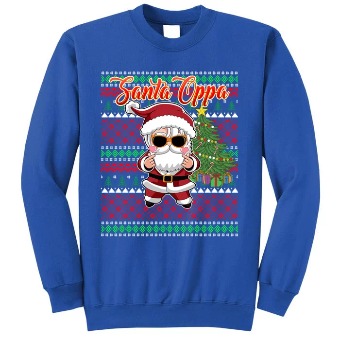 Christmas Kpop Santa Oppa K Pop Gift Tall Sweatshirt