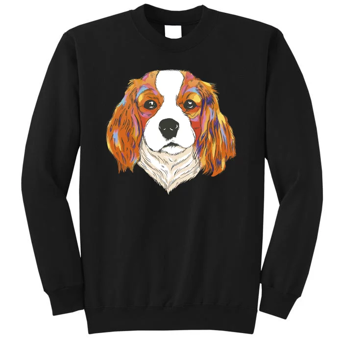 Cavalier King Spaniel Colorful Dog Sweatshirt