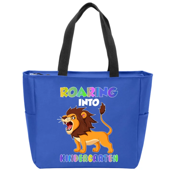 Cute Kindergarten School Tiger Roaring Kindergarten Great Gift Zip Tote Bag