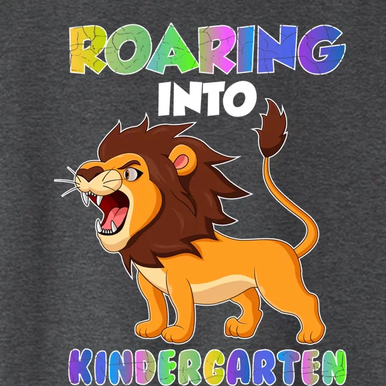 Cute Kindergarten School Tiger Roaring Kindergarten Great Gift Women's Crop Top Tee