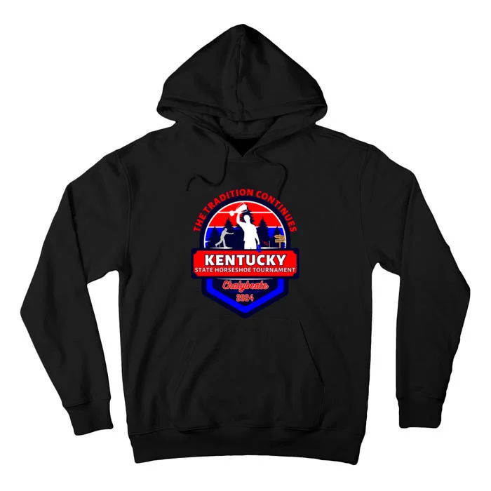 Chalybeate Ky State Horseshoe Pitching Tournament 2024 Tall Hoodie