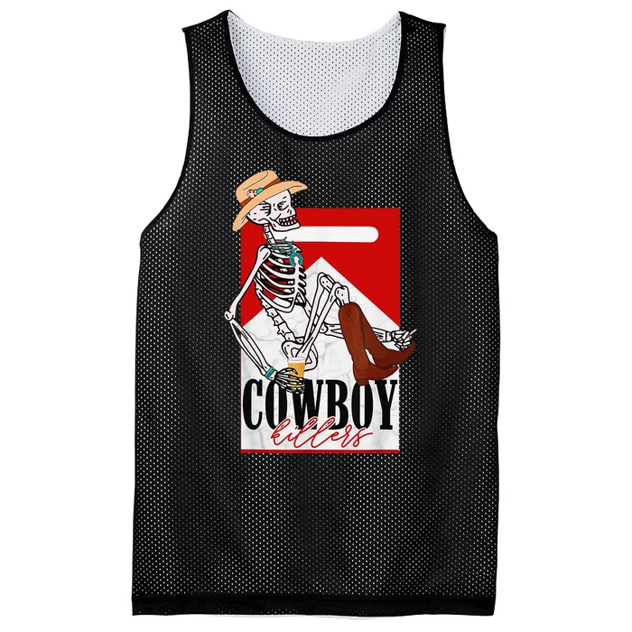 Cow Killers Skeleton Mesh Reversible Basketball Jersey Tank