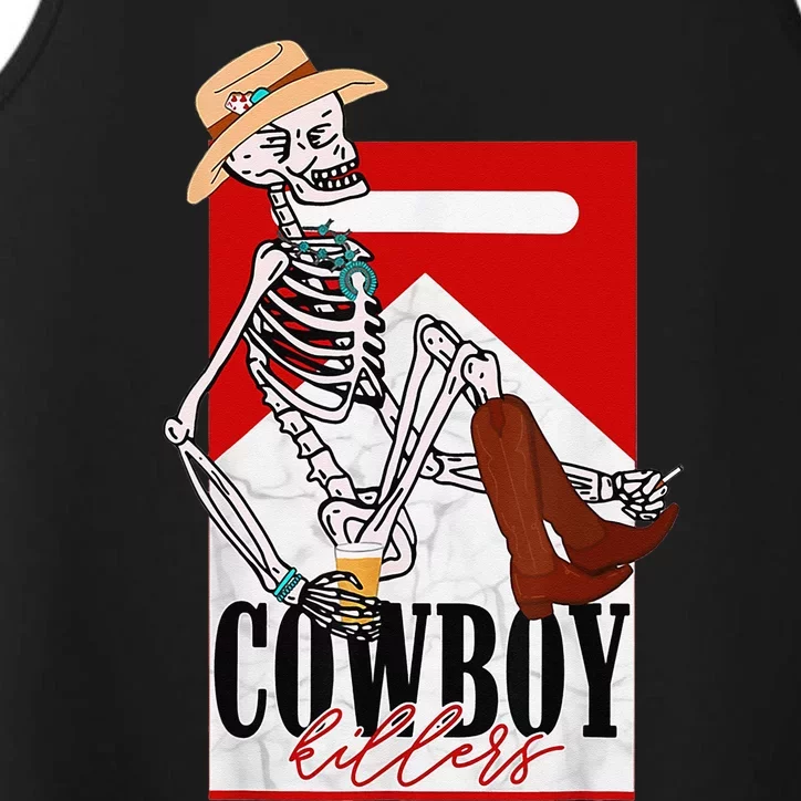 Cow Killers Skeleton Performance Tank