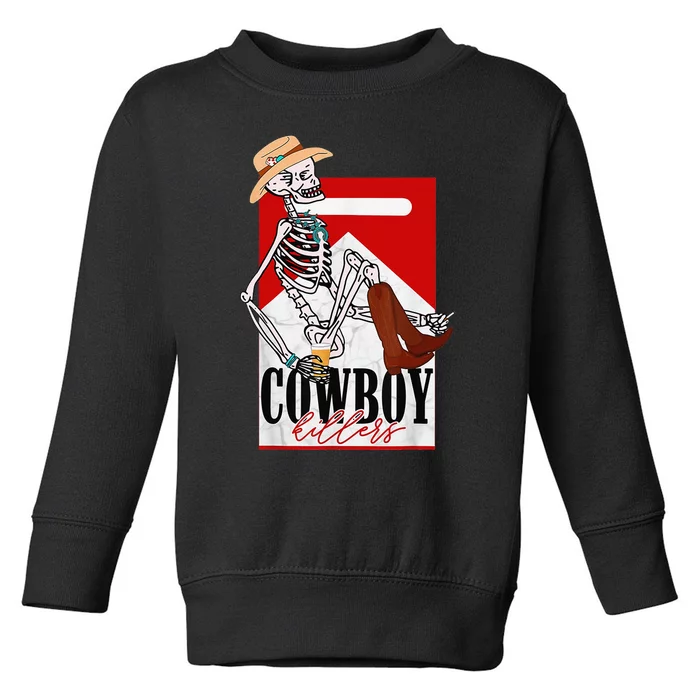 Cow Killers Skeleton Toddler Sweatshirt