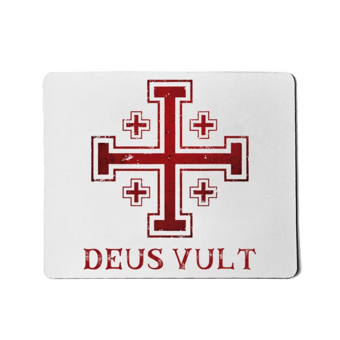 Catholic Knight Templar Crusader Cross Mousepad