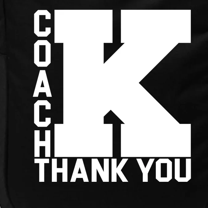 Coach K Thank You Impact Tech Backpack