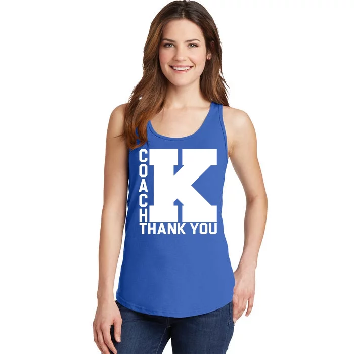 Coach K Thank You Ladies Essential Tank