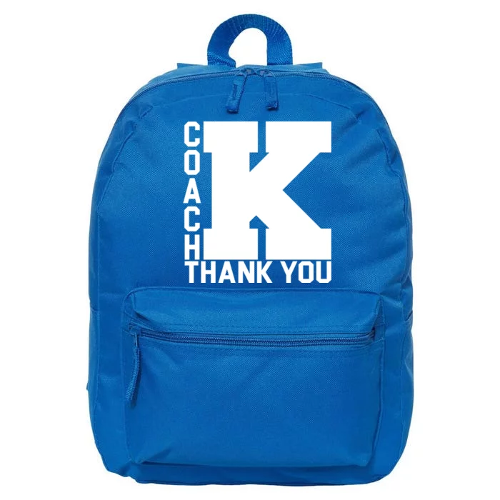 Coach K Thank You 16 in Basic Backpack