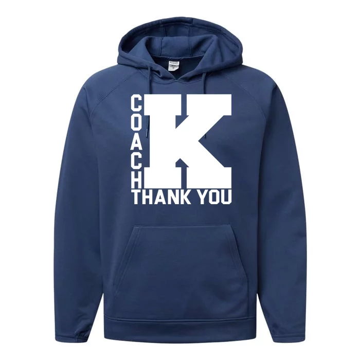 Coach K Thank You Performance Fleece Hoodie