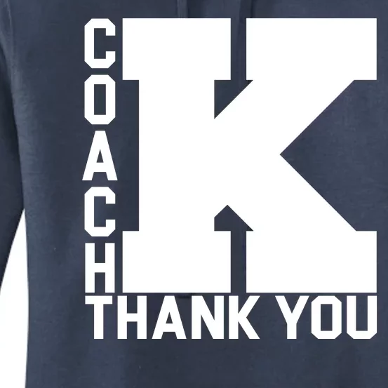 Coach K Thank You Women's Pullover Hoodie