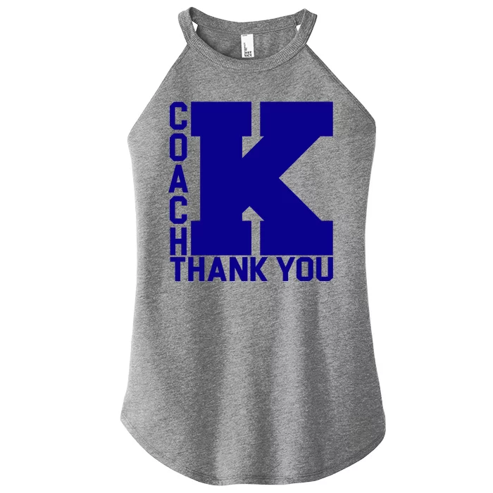 Coach K Thank You Women’s Perfect Tri Rocker Tank