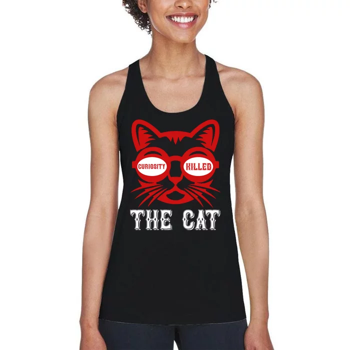 Curiosity Killed The Cat Women's Racerback Tank