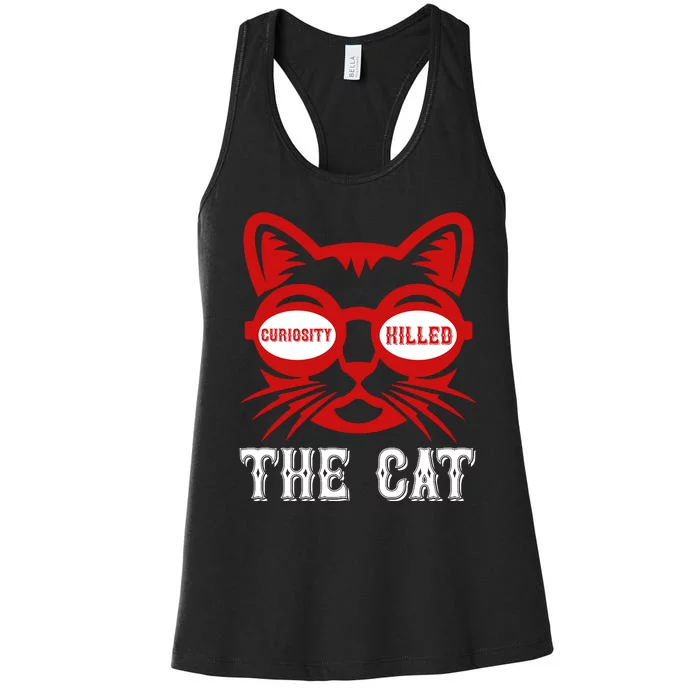 Curiosity Killed The Cat Women's Racerback Tank