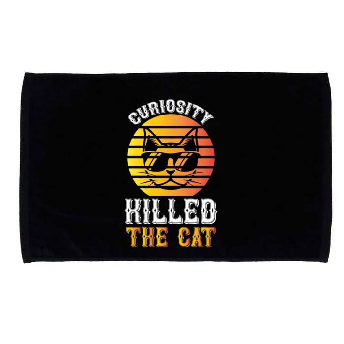 Curiosity Killed The Cat Microfiber Hand Towel