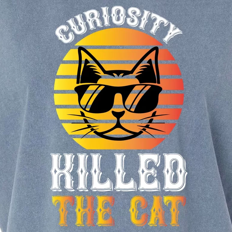 Curiosity Killed The Cat Garment-Dyed Women's Muscle Tee