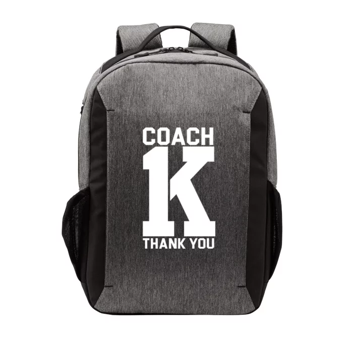 Coach K Thank You College Vector Backpack