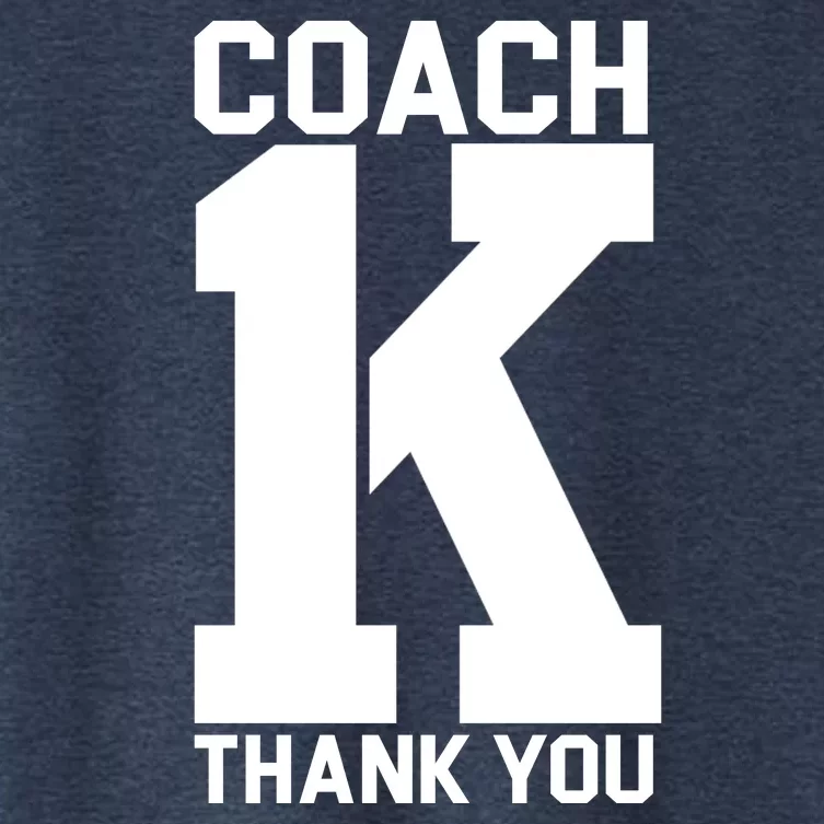 Coach K Thank You College Women's Crop Top Tee