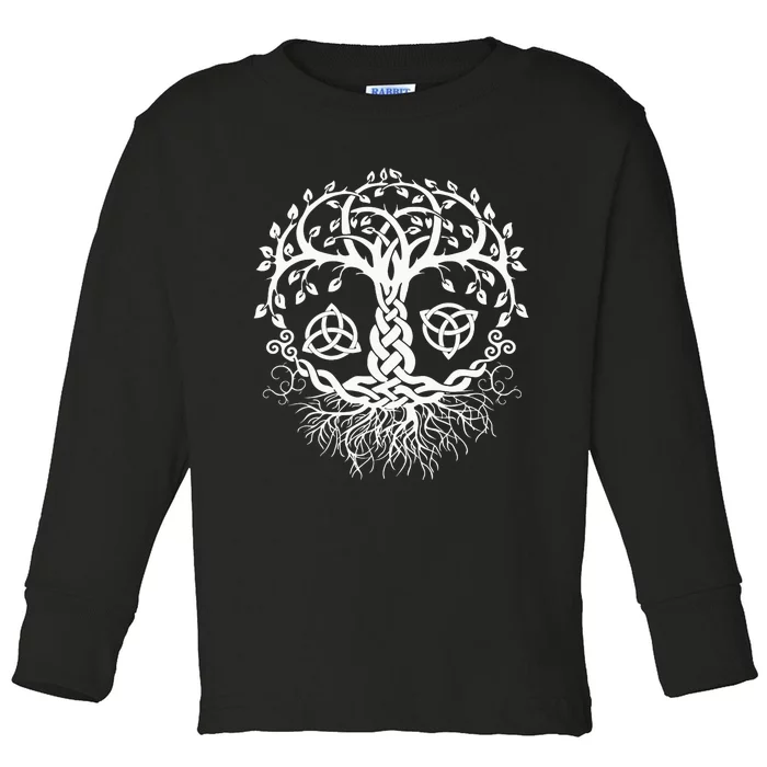 CELTIC KNOT TREE OF LIFE TREE OF LIFE VIKING Toddler Long Sleeve Shirt