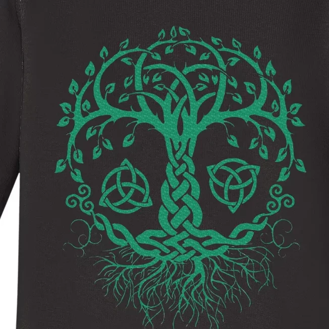 Celtic Knot Tree Of Life  Tree Of Life Viking Baby Long Sleeve Bodysuit