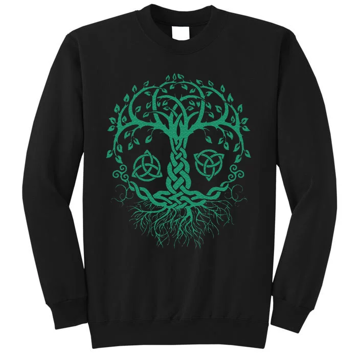 Celtic Knot Tree Of Life  Tree Of Life Viking Tall Sweatshirt