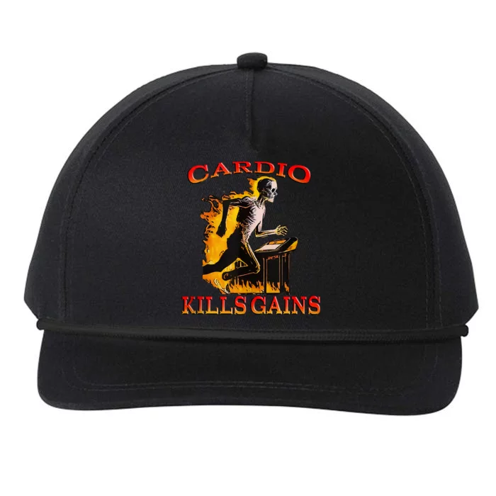 Cardio Kills The Gains Tank Top Snapback Five-Panel Rope Hat