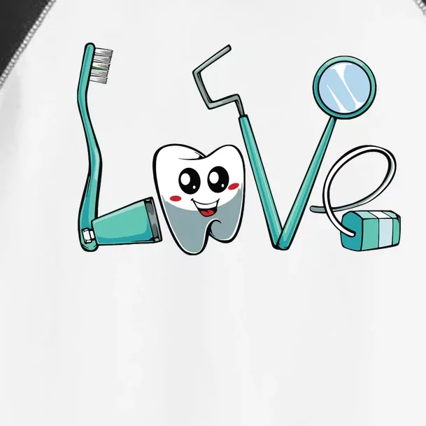 Cute Kawaii Teeth Dentist Dental Hygienist Orthodontics Gift Toddler Fine Jersey T-Shirt