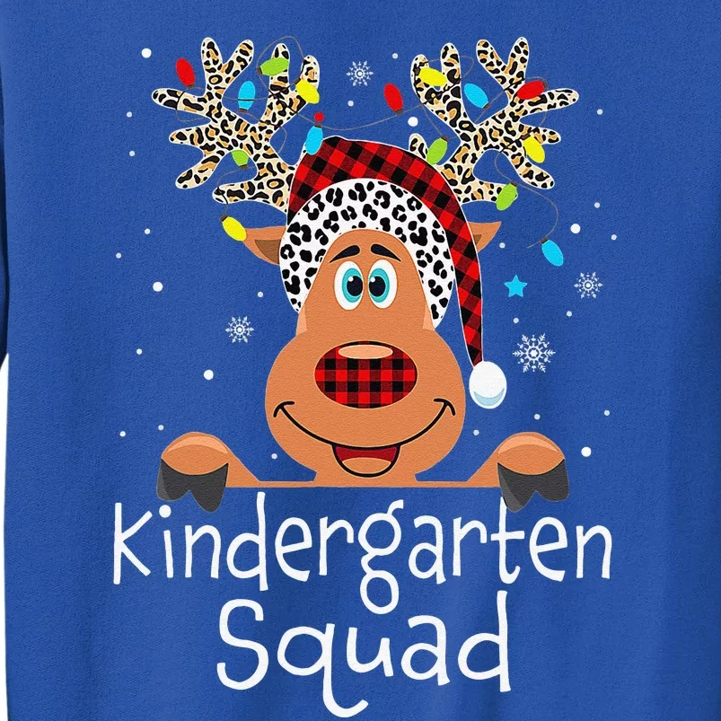 Christmas Kindergarten Teacher Squad Reindeer Teacher Sweatshirt