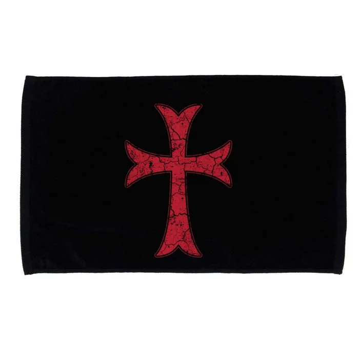 Crusader Knights Templer Cross Microfiber Hand Towel