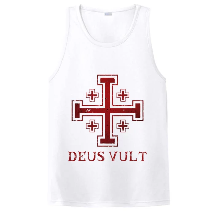 Catholic Knight Templar Crusader Cross Performance Tank