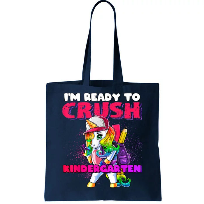 Crush Kindergarten Unicorn Backpack Back To School Girl Tote Bag