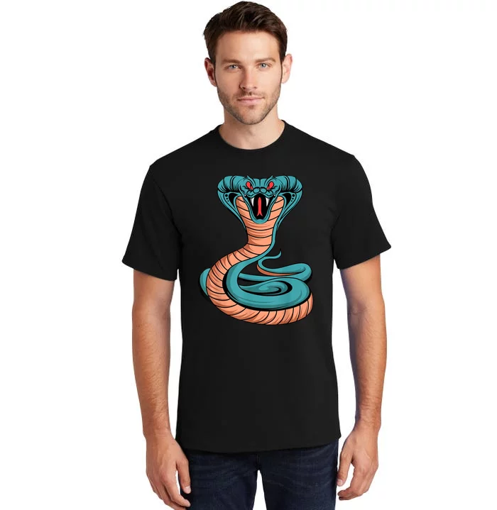 Cobra King Venomous Snake Poisonous Reptile Lover Tall T-Shirt