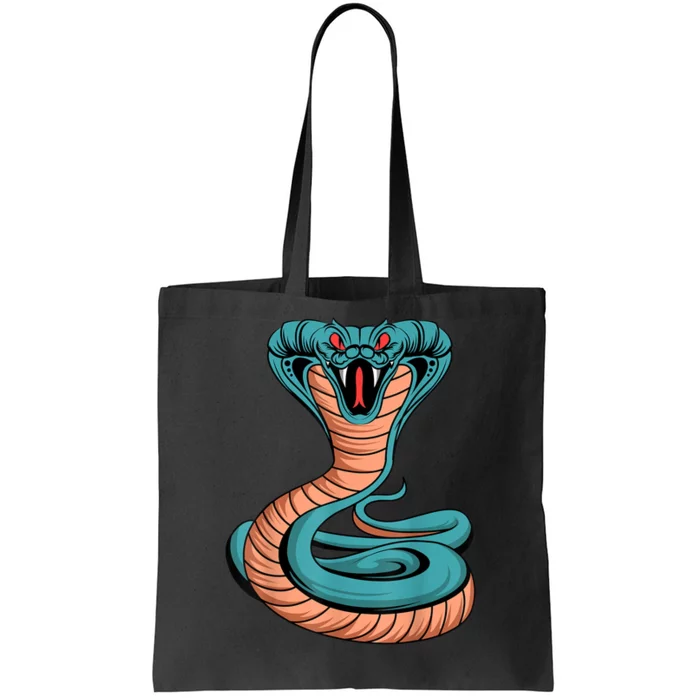 Cobra King Venomous Snake Poisonous Reptile Lover Tote Bag