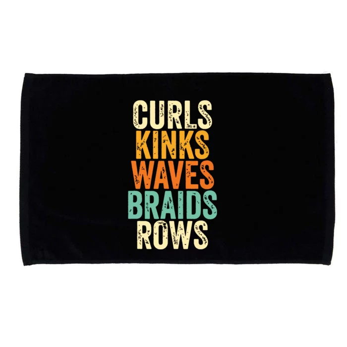 Curls Kinks Waves Braids Rows Microfiber Hand Towel