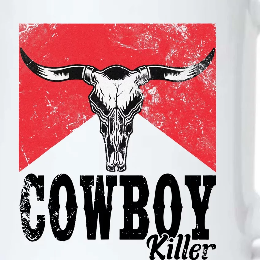 Cowboy Killer Western Cowgirl Cowboy Killers Bull Horn Black Color Changing Mug