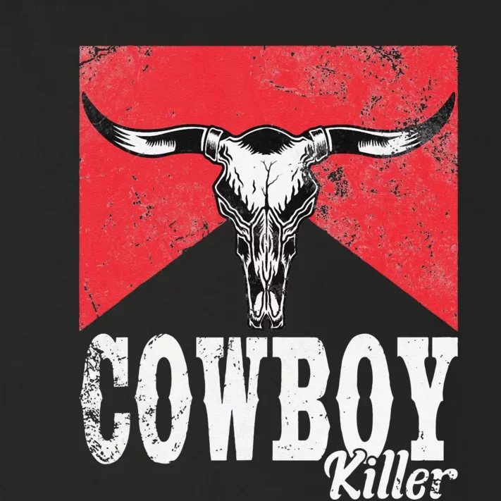 Cowboy Killer Western Cowgirl Cowboy Killers Bull Horn Toddler Long Sleeve Shirt