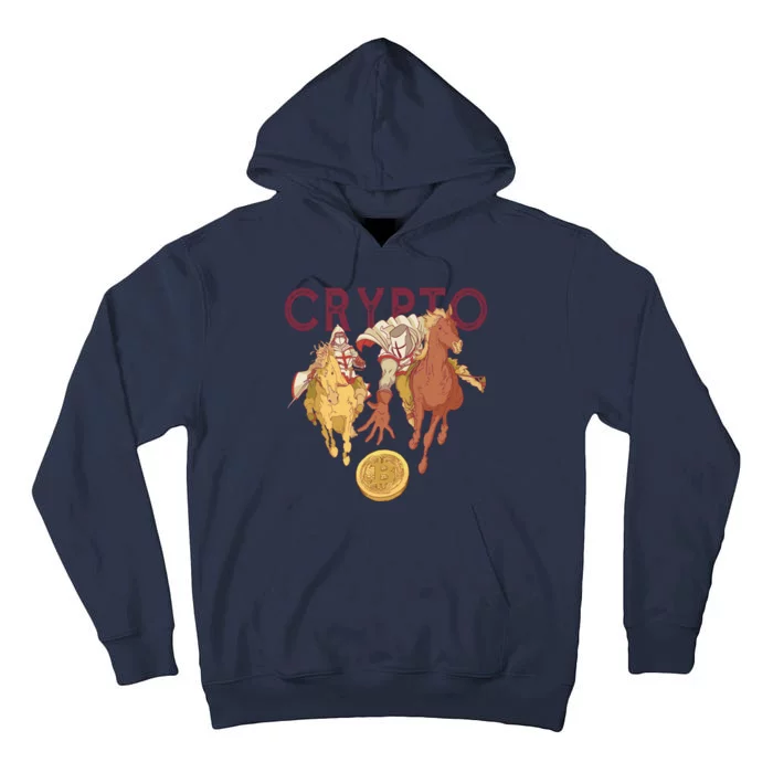 Crypto Knight Warrior Bitcoin Tall Hoodie