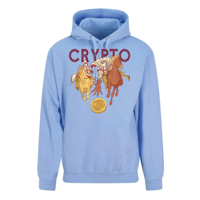 Crypto Knight Warrior Bitcoin Unisex Surf Hoodie