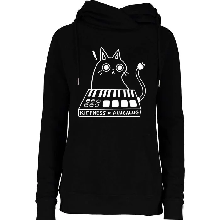 Cat Kiffness X Alugalug Womens Funnel Neck Pullover Hood