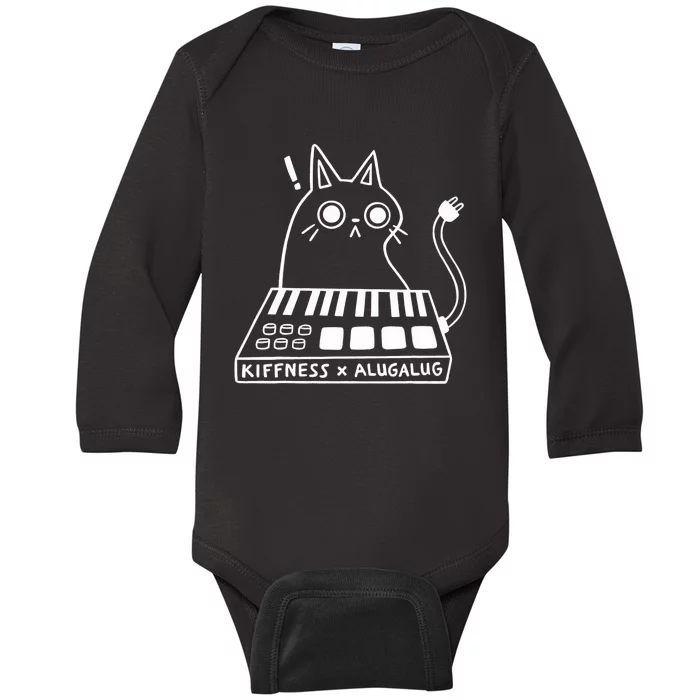 Cat Kiffness X Alugalug Baby Long Sleeve Bodysuit