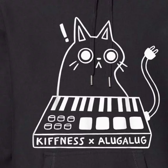 Cat Kiffness X Alugalug Funny Cat For Cat Lover Premium Hoodie