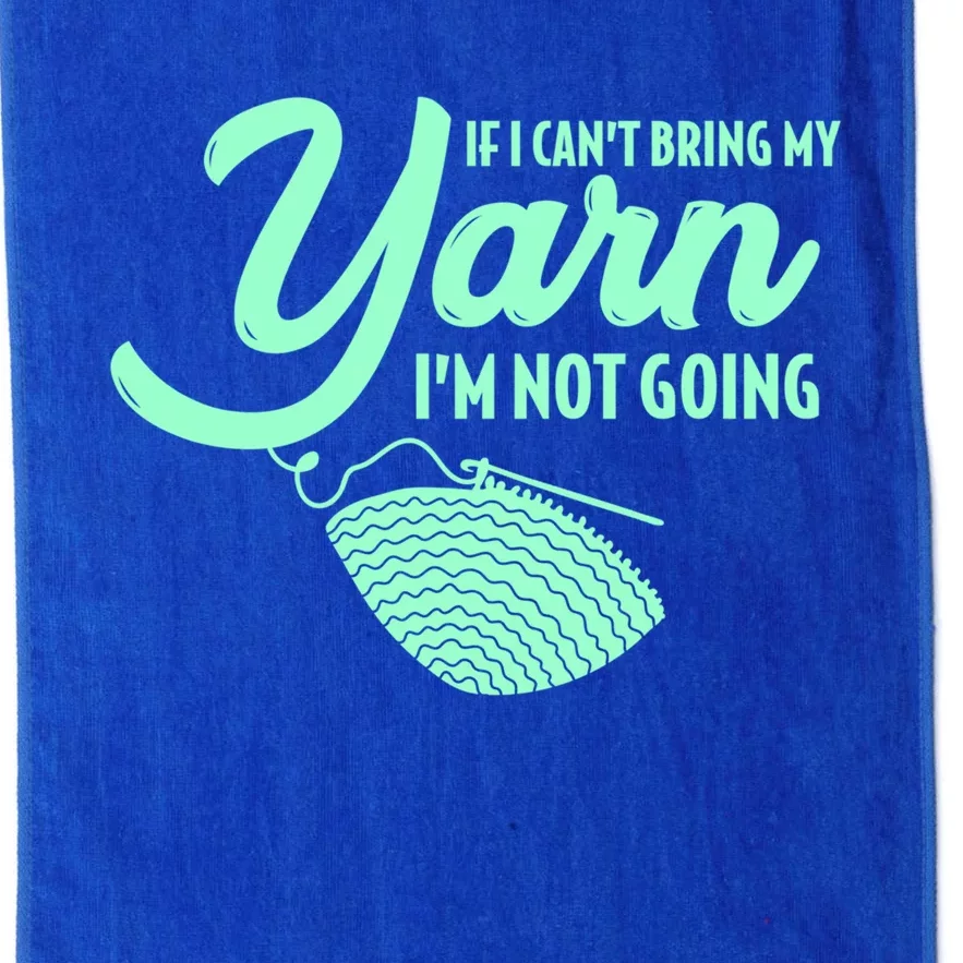 Crocheting Knitting Yarn Gift Platinum Collection Golf Towel